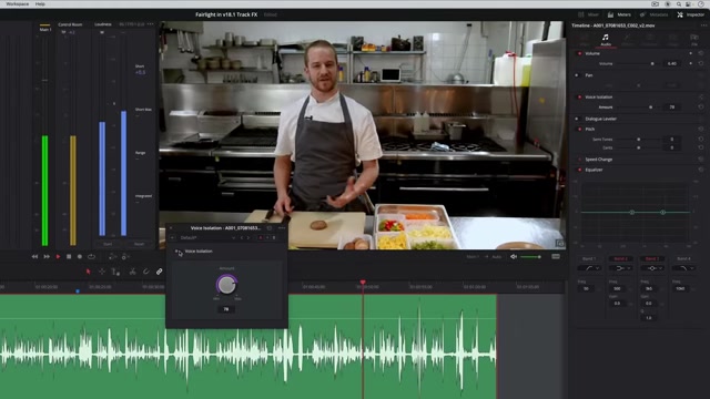 DaVinci Resolve 18.1: 音频编辑的重大升级和AI工具