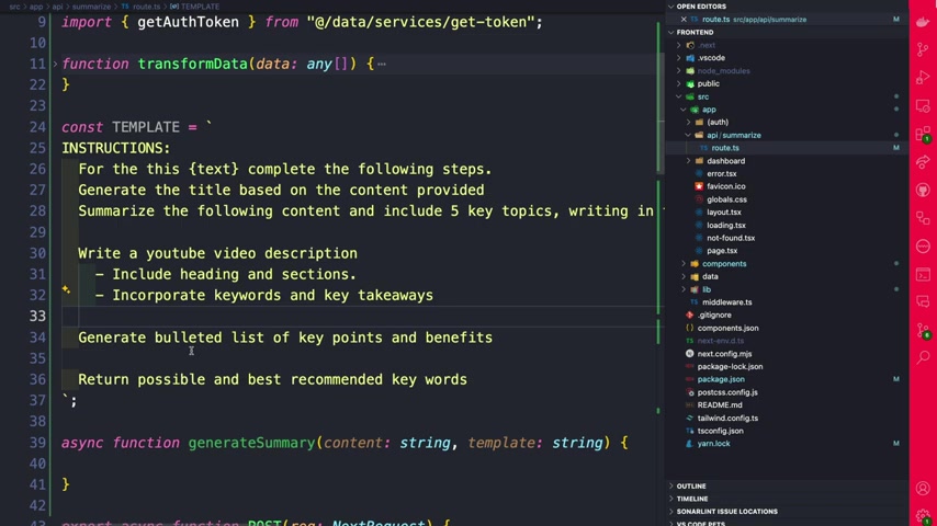 使用Strapi和OpenAI的LangChain构建YouTube摘要应用