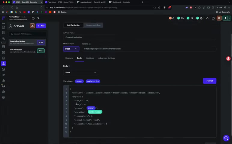 AI声音特效生成器:FlutterFlow 与 Replicate 结合应用