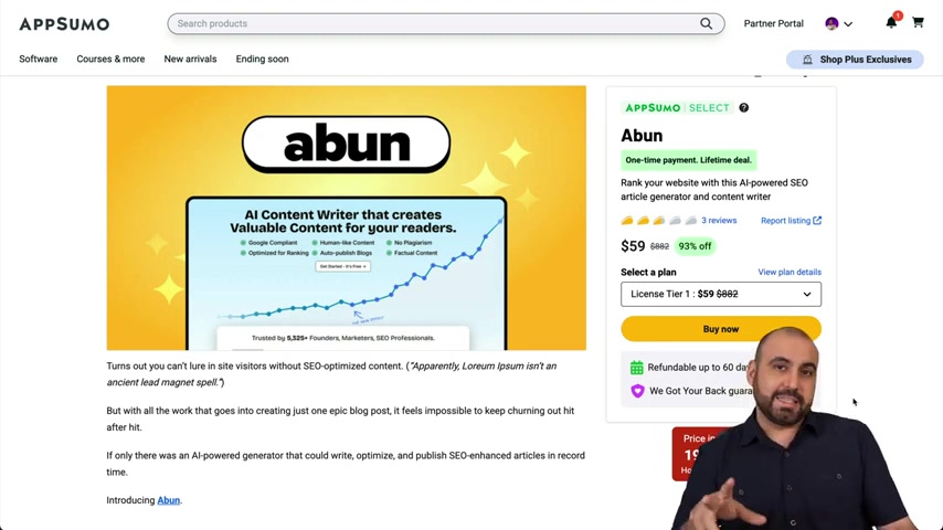 Abun AI:终身SEO文章生成器,助力内容创作与优化
