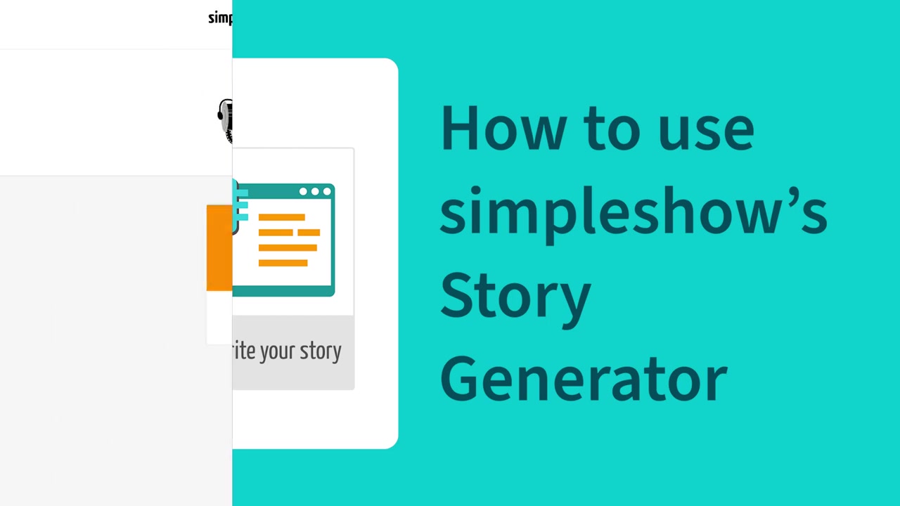 Simpleshow Story Generator: AI 驱动的视频脚本创作指南