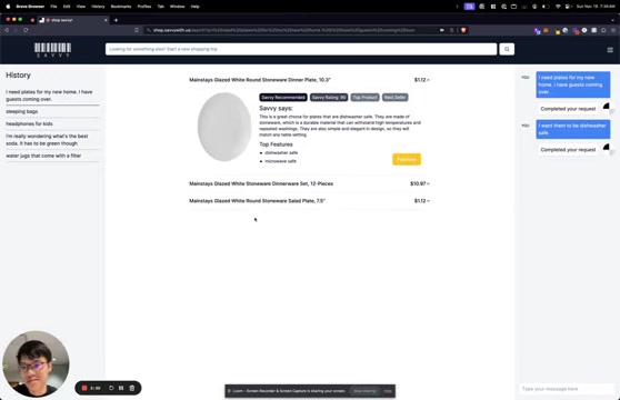 Savvy:AI驱动的智能购物助手 提升电商购物体验