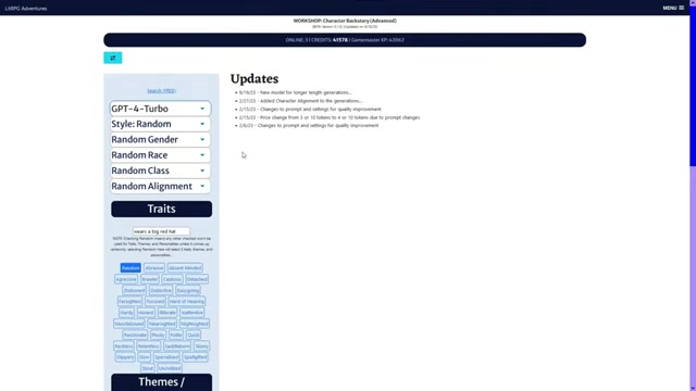 LitRPG Adventures Workshop:AI 角色背景故事生成器教程