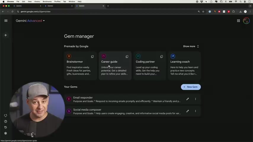 Google Gemini Gems:打造专属AI助手,集成Gmail Docs