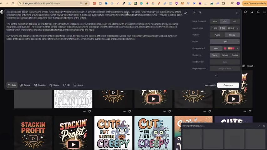 Ideogram AI 创意着色页:提示生成终极指南