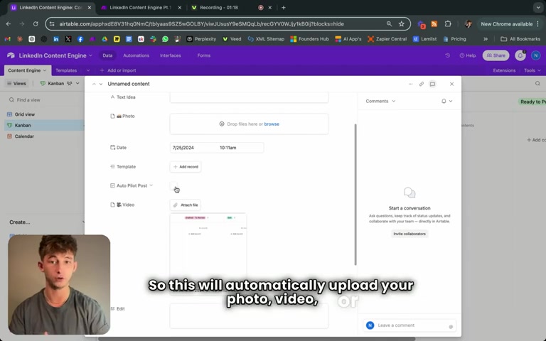 AI驱动LinkedIn内容引擎:自动化 模板与效率最大化