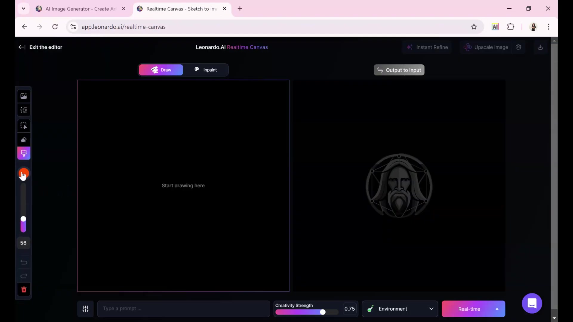 Leonardo AI Realtime Canvas: 实时AI图像生成终极指南