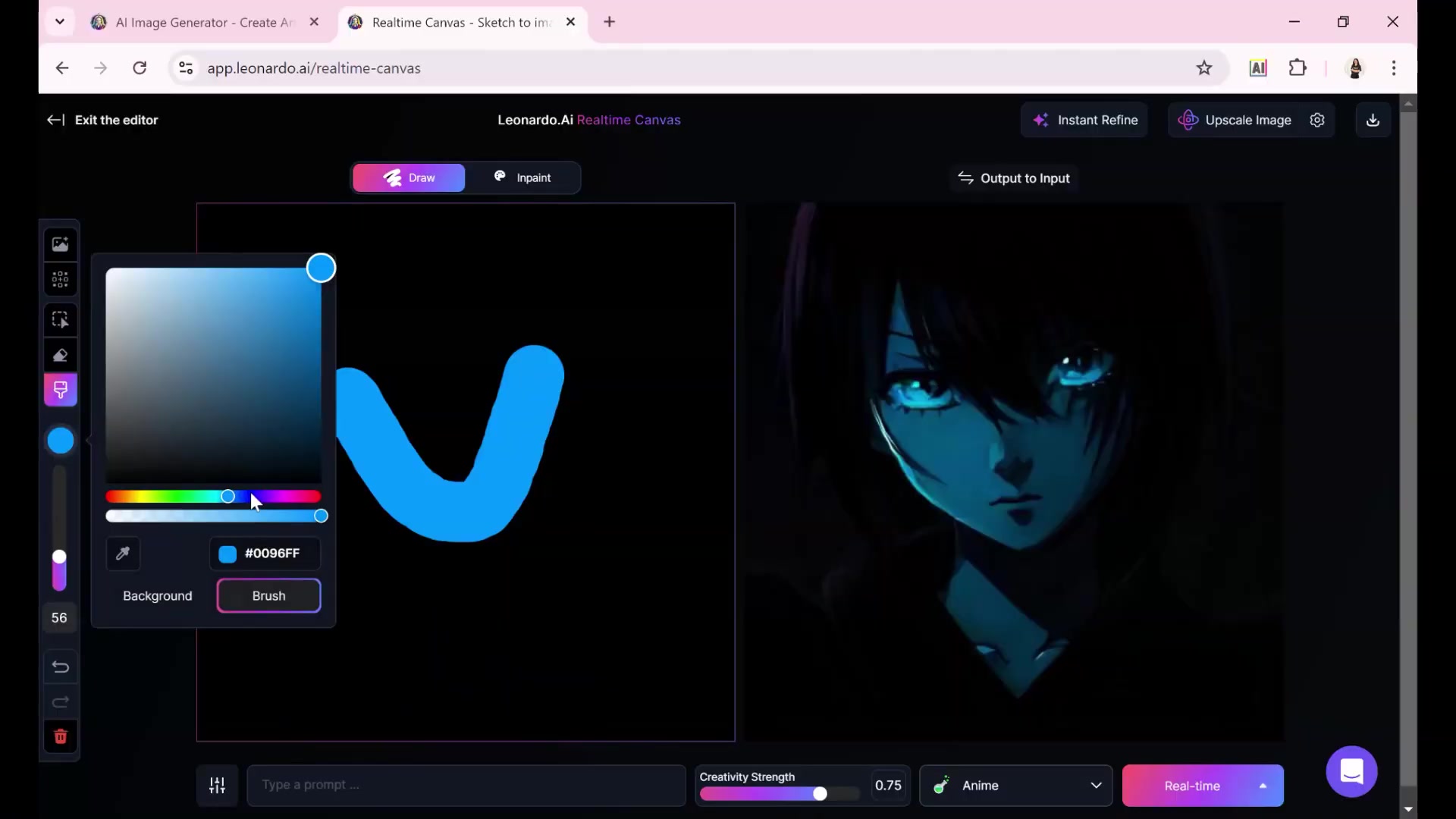Leonardo AI Realtime Canvas: 实时AI图像生成终极指南