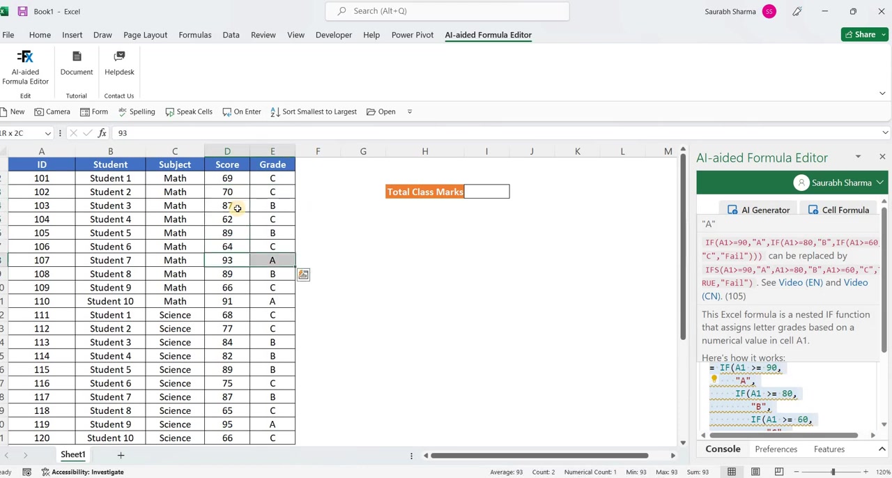 Excel AI公式编辑器:免费提升效率的强大工具