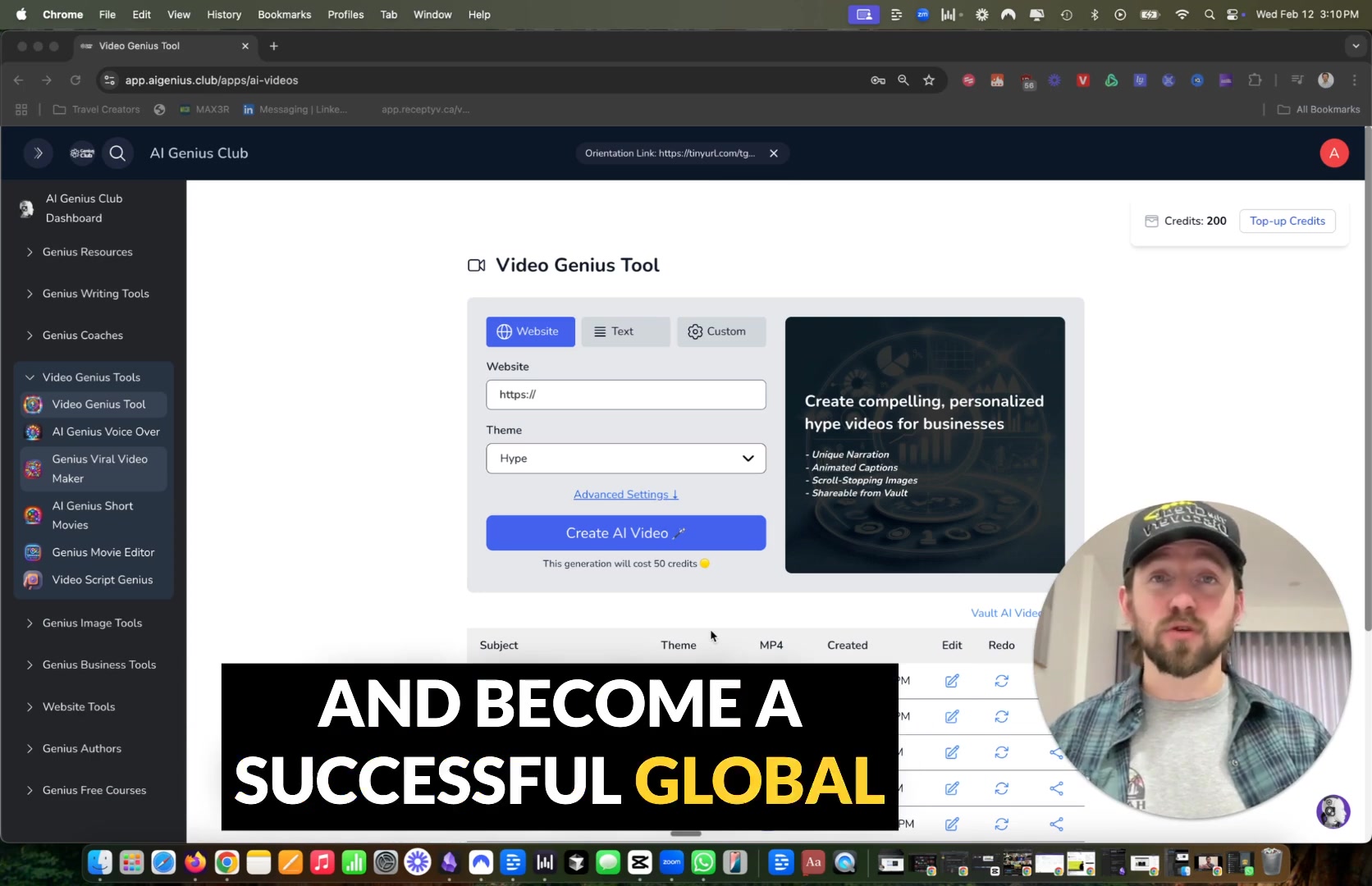 AI Genius Club:终极YouTube自动化工具和联盟营销平台
