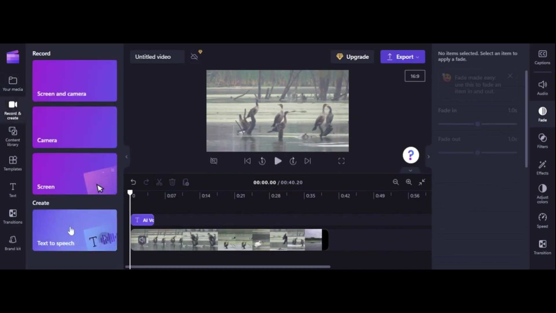 Microsoft Clipchamp AI语音合成完全指南
