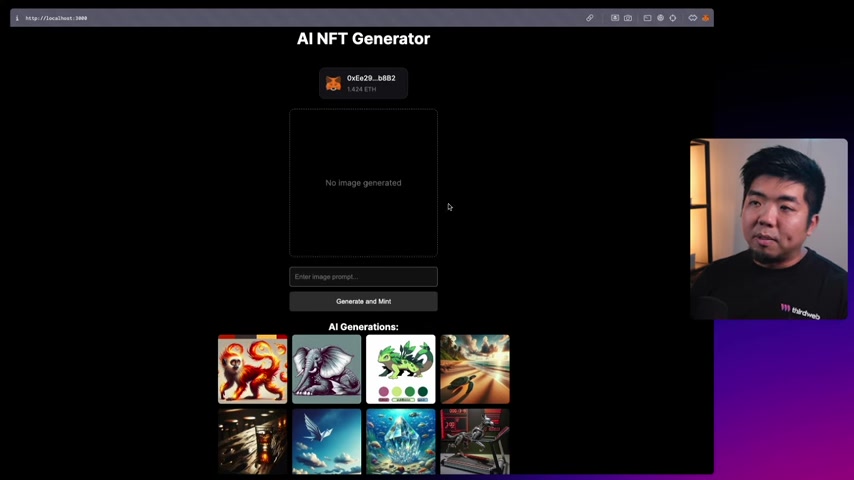 使用OpenAI和Thirdweb构建AI NFT生成器
