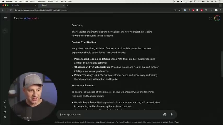 Google Gemini Gems:打造专属AI助手,集成Gmail Docs