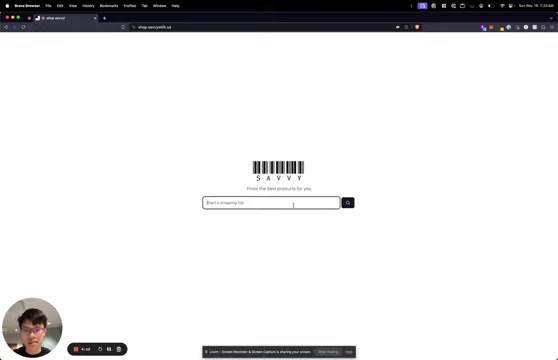 Savvy:AI驱动的智能购物助手 提升电商购物体验