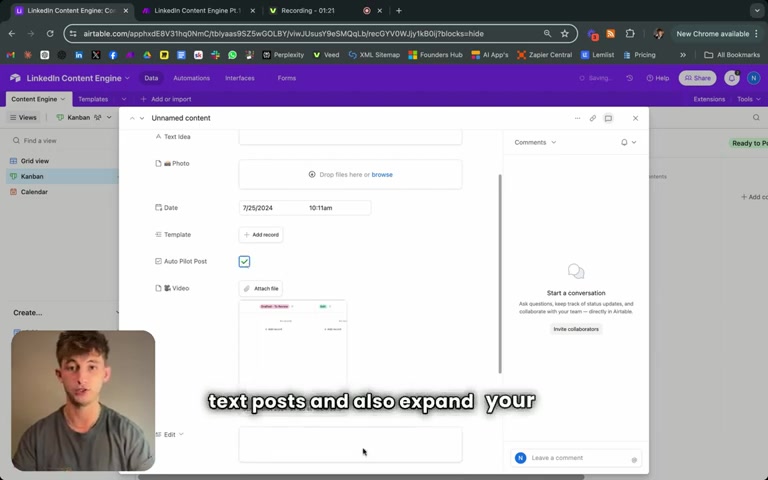 AI驱动LinkedIn内容引擎:自动化 模板与效率最大化
