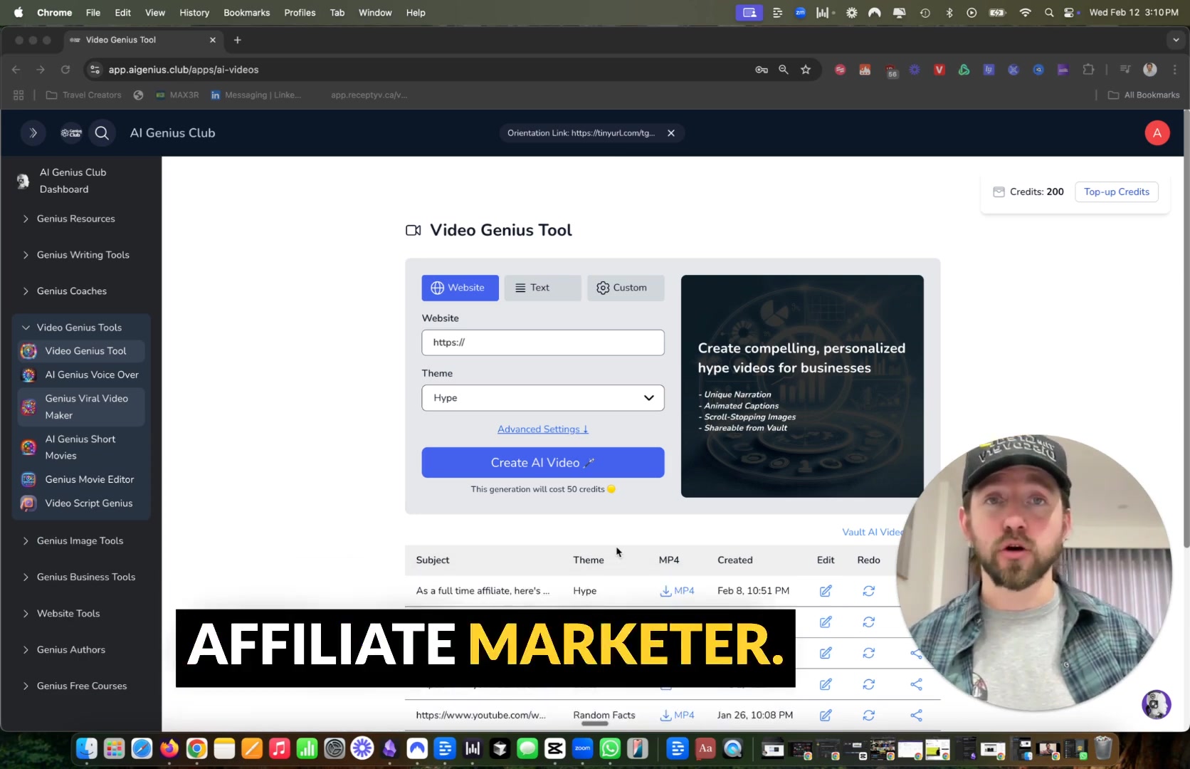 AI Genius Club:终极YouTube自动化工具和联盟营销平台