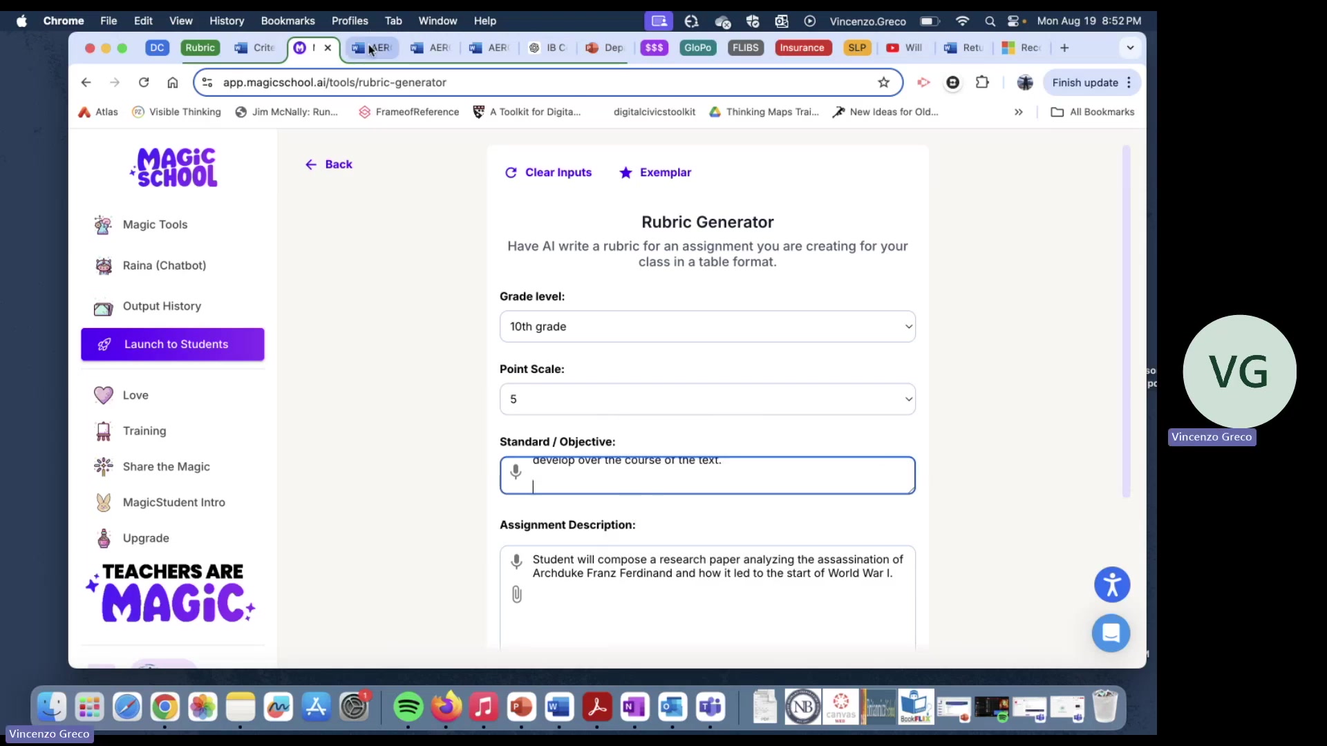 AI Rubric Generator: 轻松创建定制化评分标准