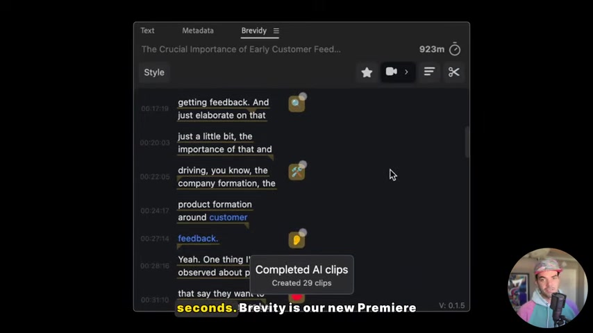 Brevity:使用AI驱动的Premiere Pro插件简化视频编辑