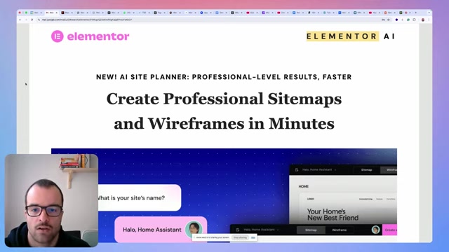 Elementor AI Site Planner:加速专业级网站地图和线框图创建