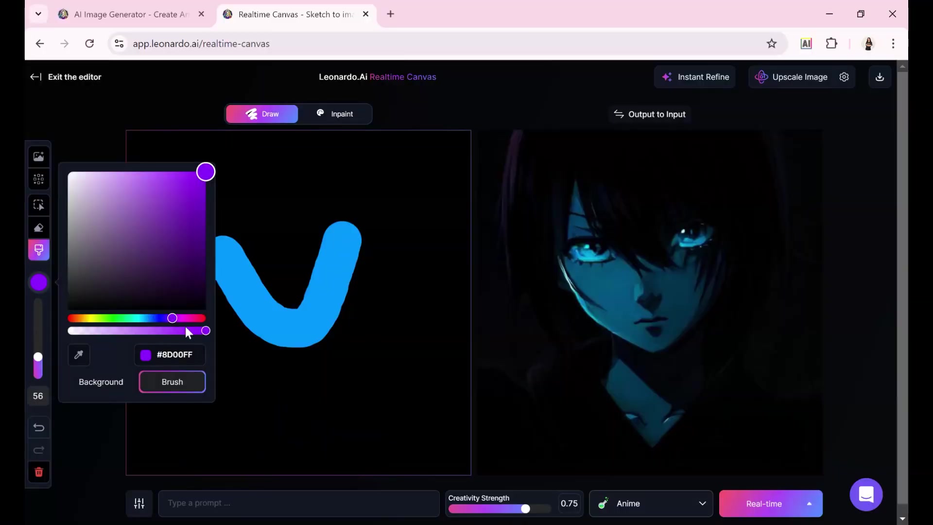 Leonardo AI Realtime Canvas: 实时AI图像生成终极指南