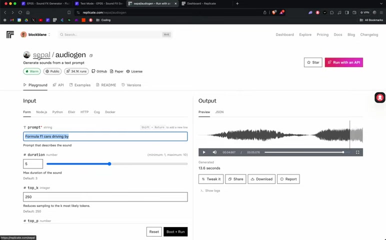 AI声音特效生成器:FlutterFlow 与 Replicate 结合应用