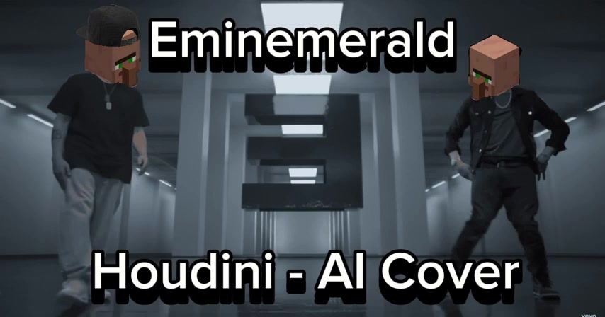 Eminemerald Houdini AI Cover:Minecraft村民爆笑演绎