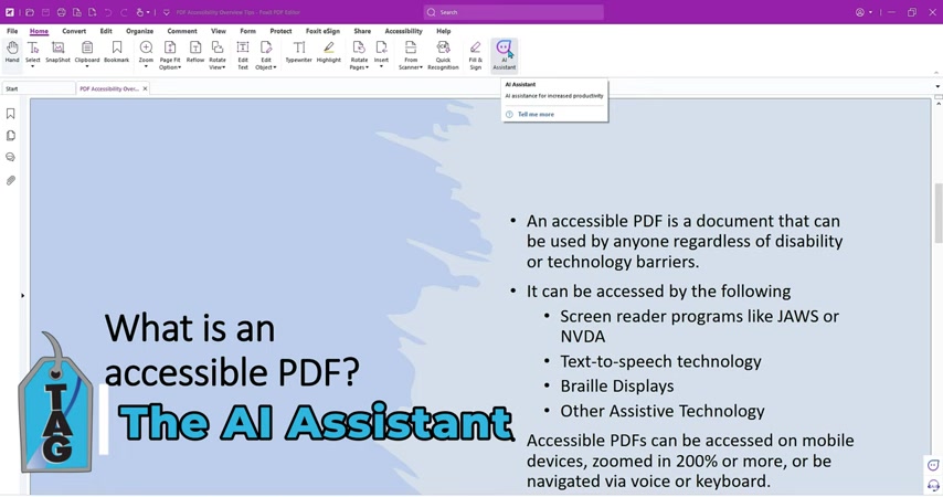 Foxit PDF Editor AI助手测评:提升文档处理效率